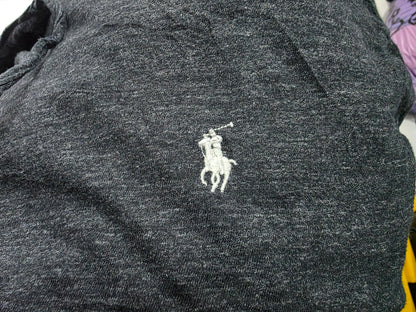 Playera Con Gorro Ralph Lauren Chico S Gris