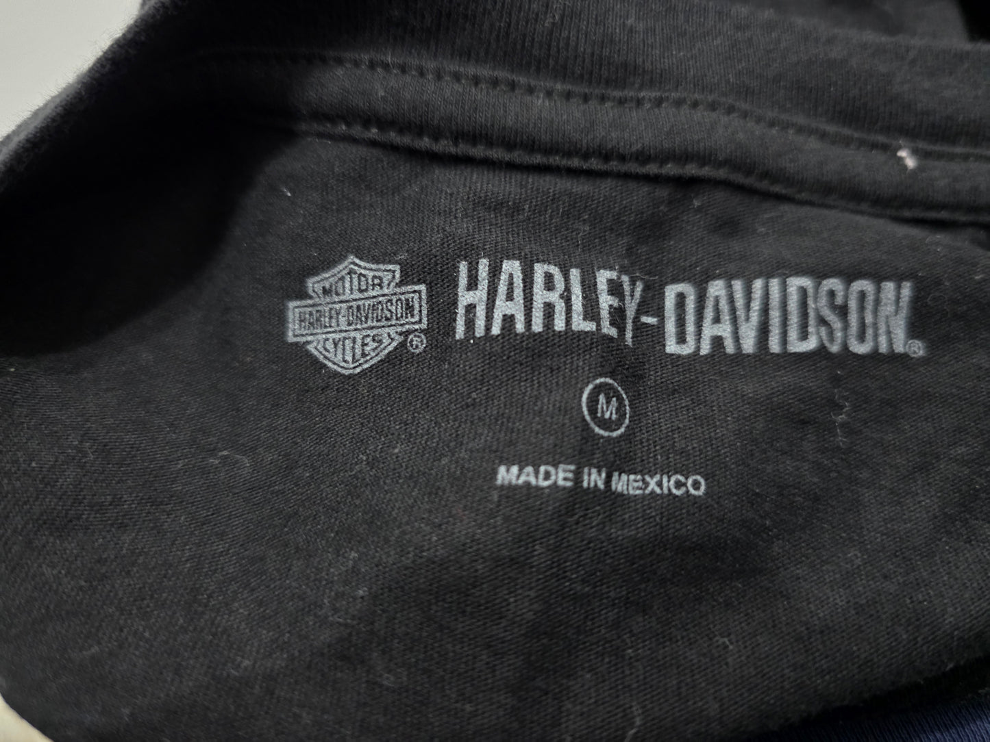 Playera Harley Davidson Mediana M Negro Moto Mediana Negro