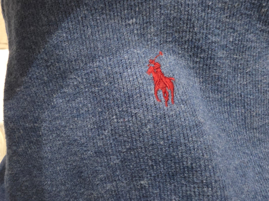 Sueter Ralph Lauren Mediana M Azul Pony Vino