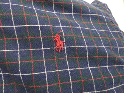 Camisa Ralph Lauren Mediana M Azul Y Verde