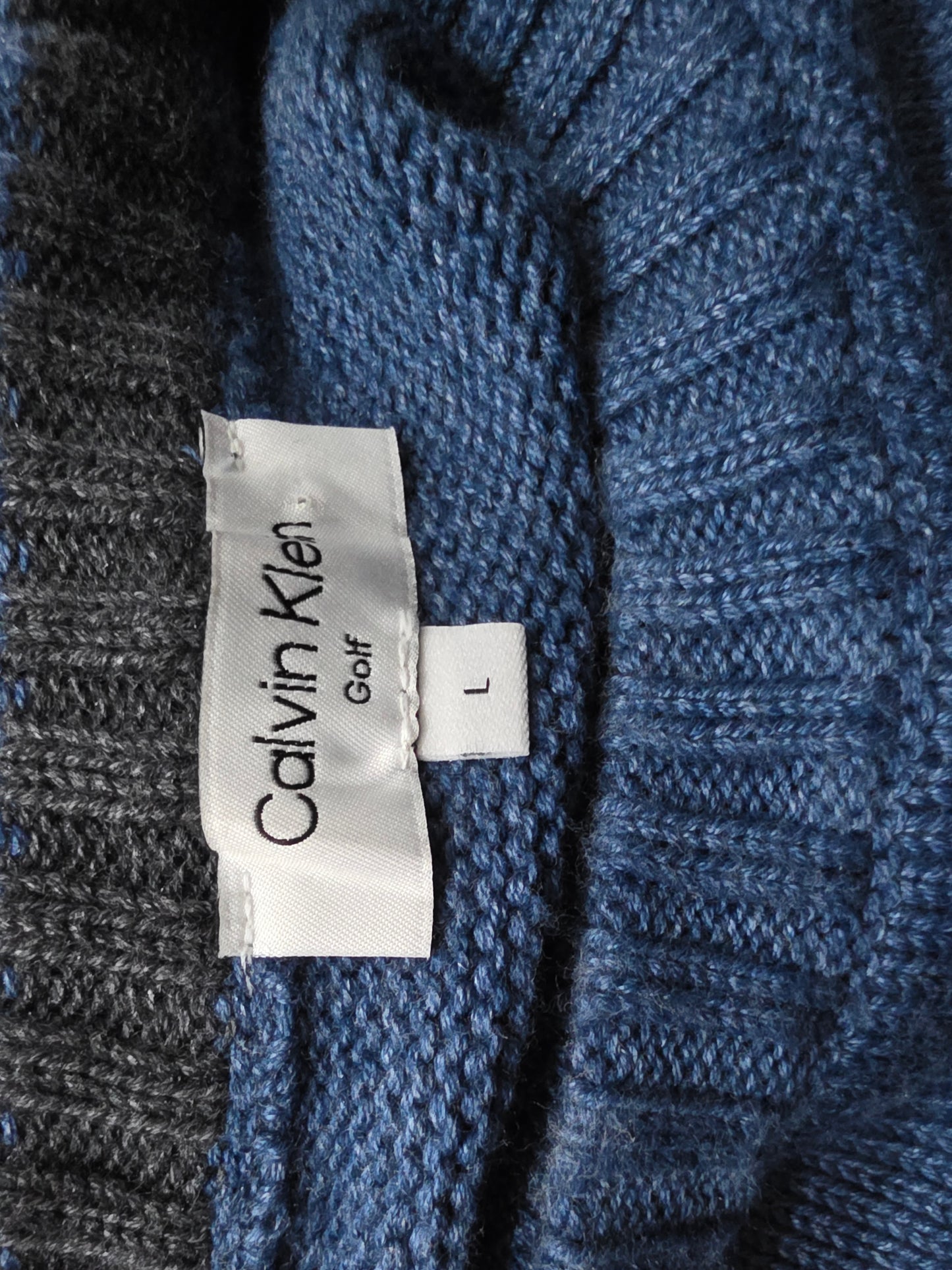 Sueter Clavin Klein Golf Grande L Azul