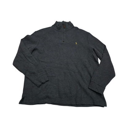 Sueter Ralph Lauren Grande L Gris Pony Colores