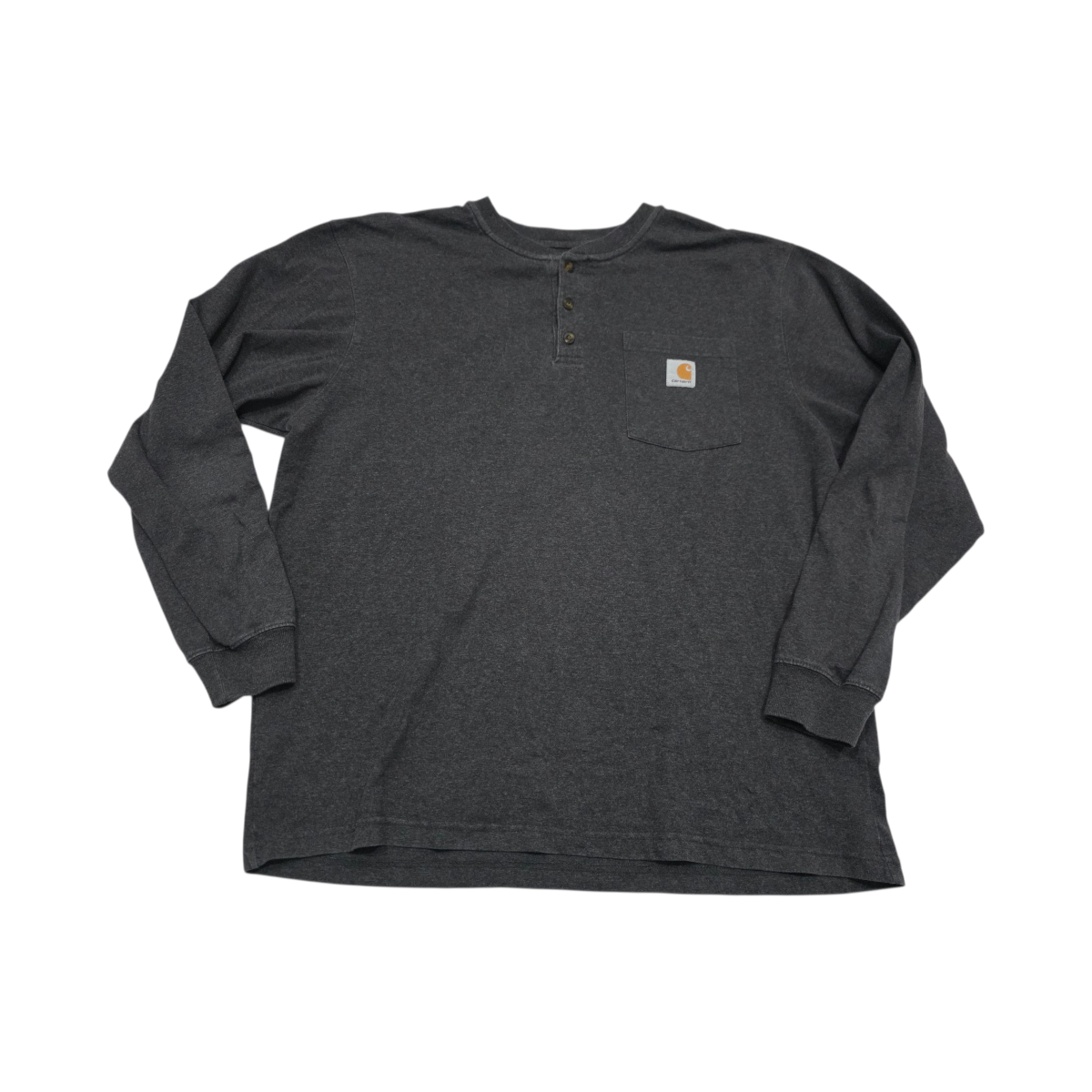 Playera Manga Larga Carhatt Grande L Originalfit Gris