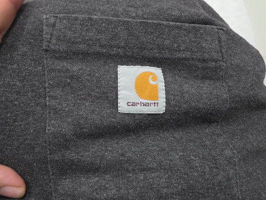 Playera Manga Larga Carhatt Grande L Originalfit Gris
