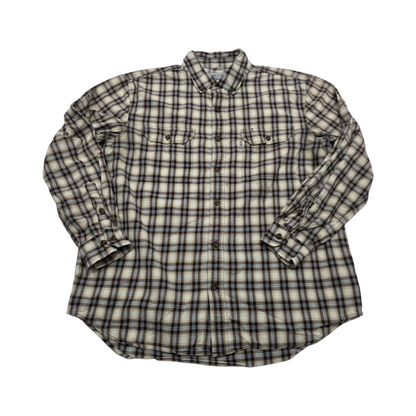 Camisa Carhatt Xgrande Xl Cafe Cuadro