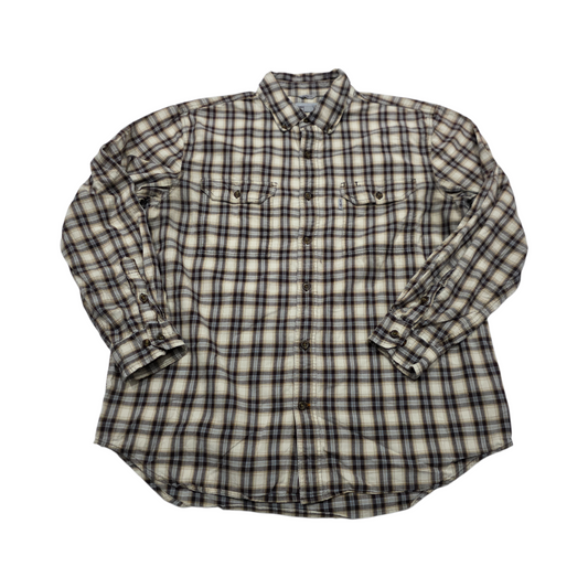 Camisa Carhatt Xgrande Xl Cafe Cuadro
