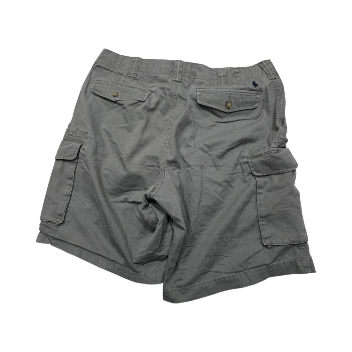 Bermuda Ralph Lauren Talla 36 Gris Pony Azul