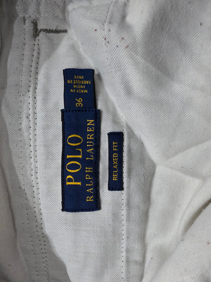 Bermuda Ralph Lauren Talla 36 Gris Pony Azul