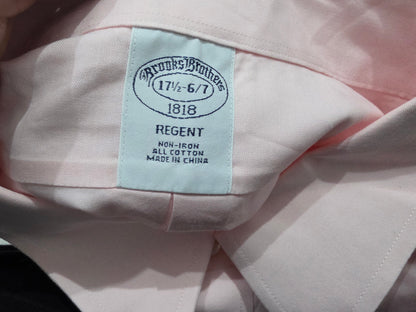 Camisa Brooks Brothers Xgrande Xl 17 1/2 6-7 Rosa