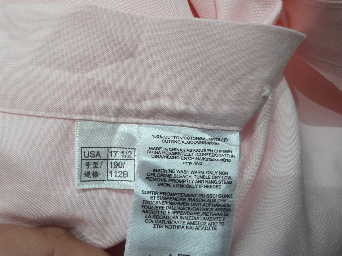 Camisa Brooks Brothers Xgrande Xl 17 1/2 6-7 Rosa
