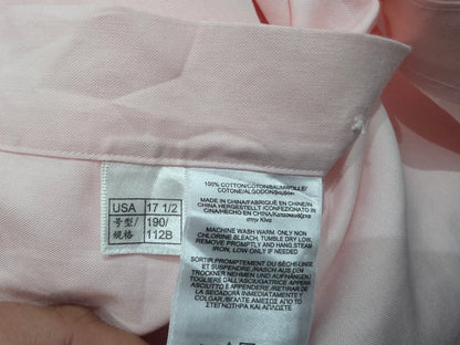 Camisa Brooks Brothers Xgrande Xl 17 1/2 6-7 Rosa