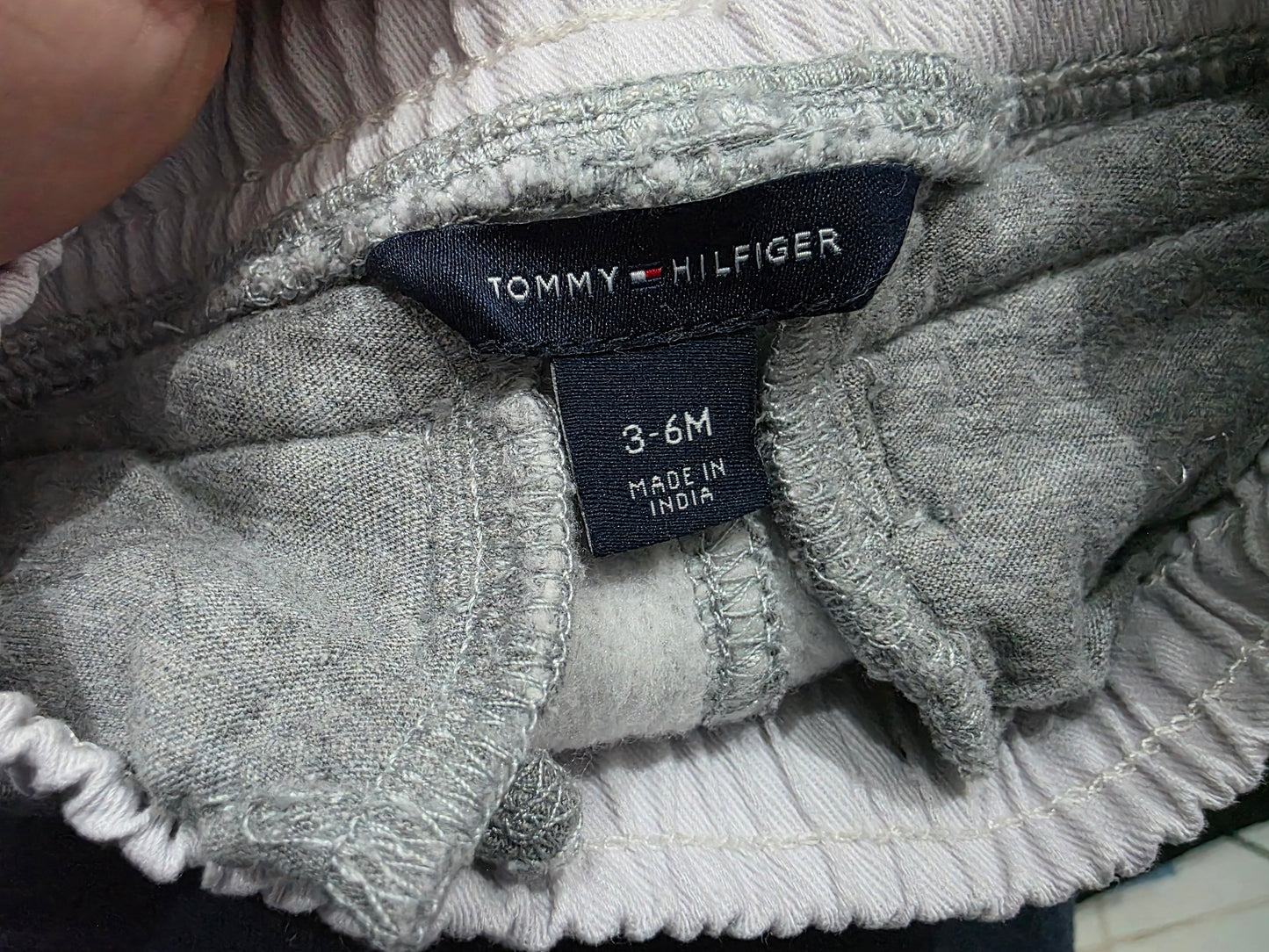 Pants Tommy Hilfiger Bebe 3 A 6 Meses Gris