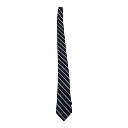 Corbata Michael Kors Azul Y Blanco Azul Lisa