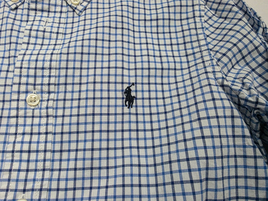 Camisa Ralph Lauren Niño 6 Años Cuadro Azul