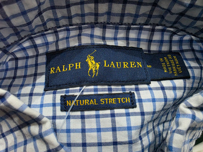 Camisa Ralph Lauren Niño 6 Años Cuadro Azul