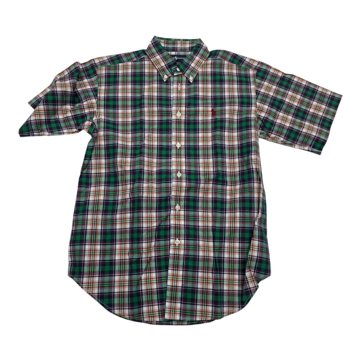 Camisa Ralph Lauren Adolescente Mediana 12-14 Años Verde