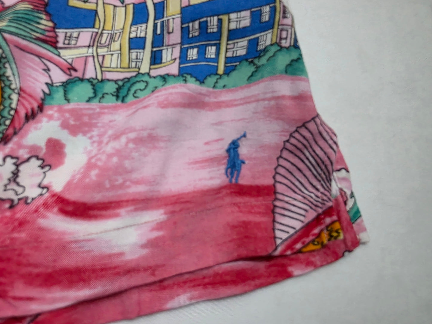 Camisa Ralph Lauren Adolescente Grande L 14-16 Rosa