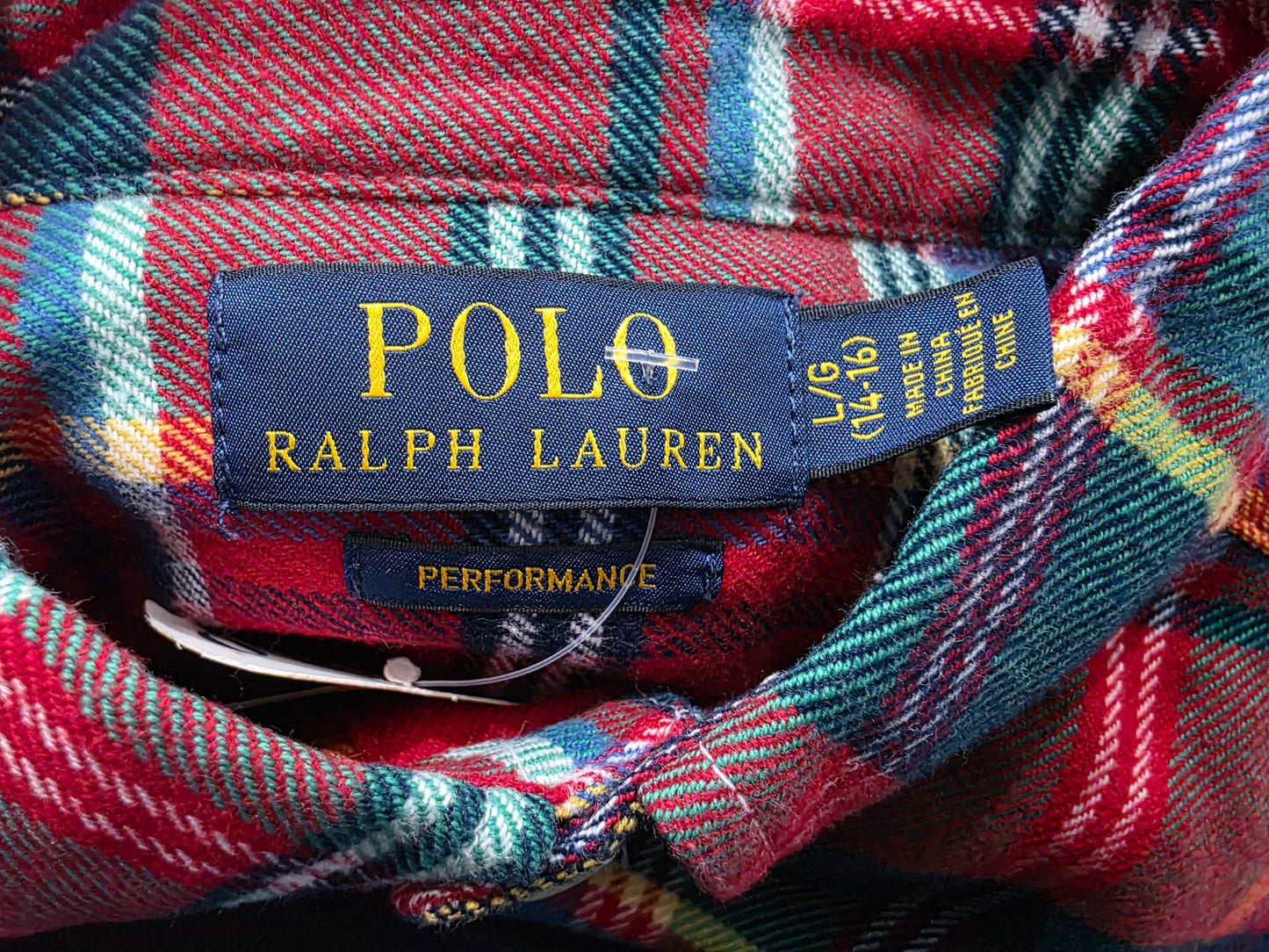 Camisa Ralph Lauren Performance Adolescente L 14-16