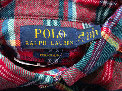 Camisa Ralph Lauren Performance Adolescente L 14-16