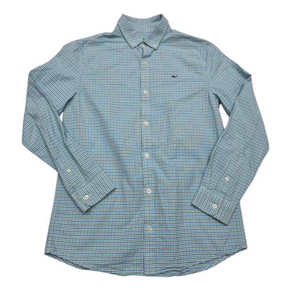 Camisa Vineyard Vines Adolescente 16 Azul