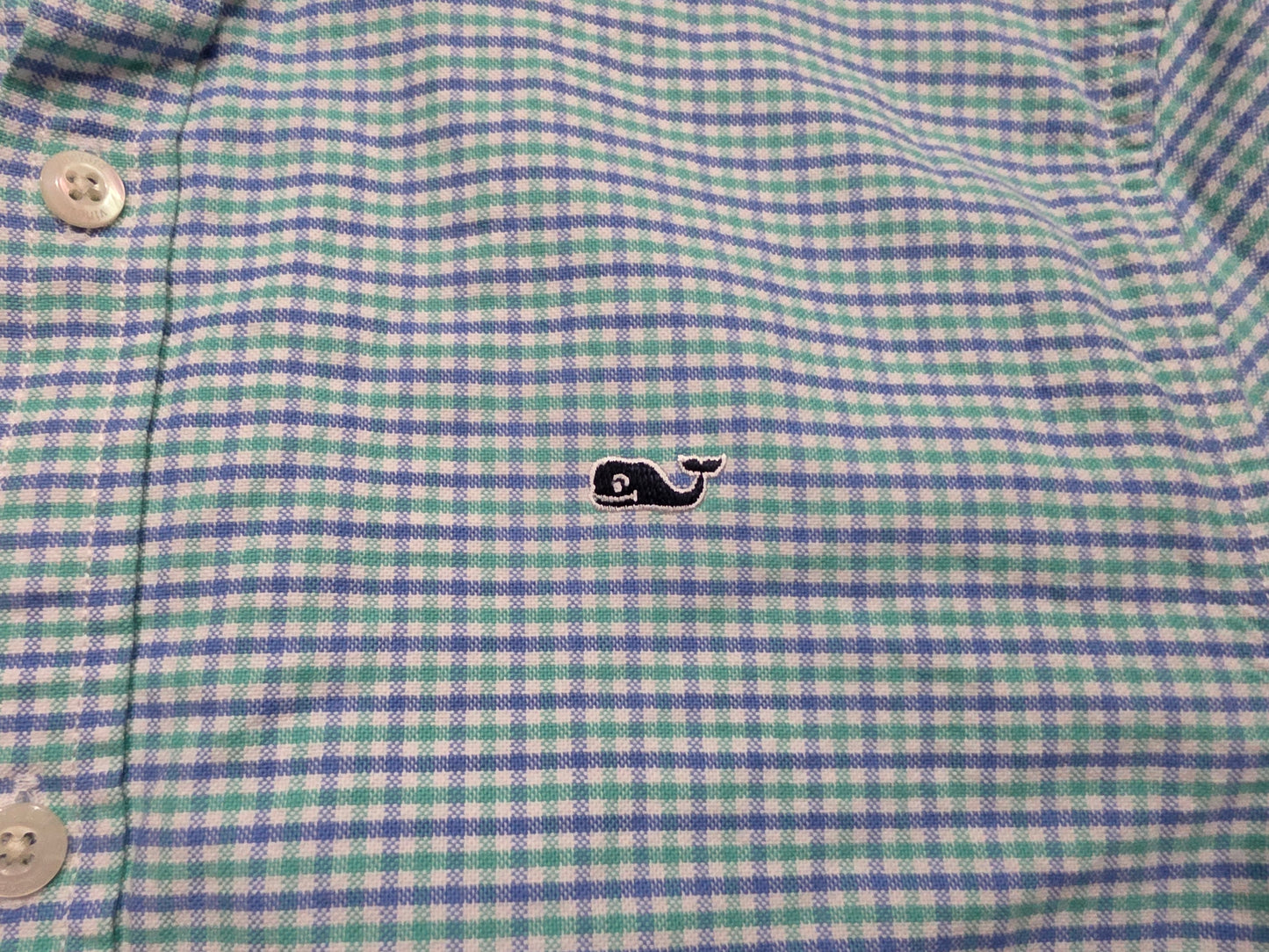Camisa Vineyard Vines Adolescente 16 Azul
