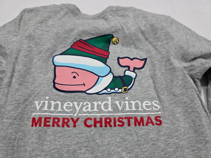 Playera Manga Larga Vineyard Vines Adolescente L 14 Gris