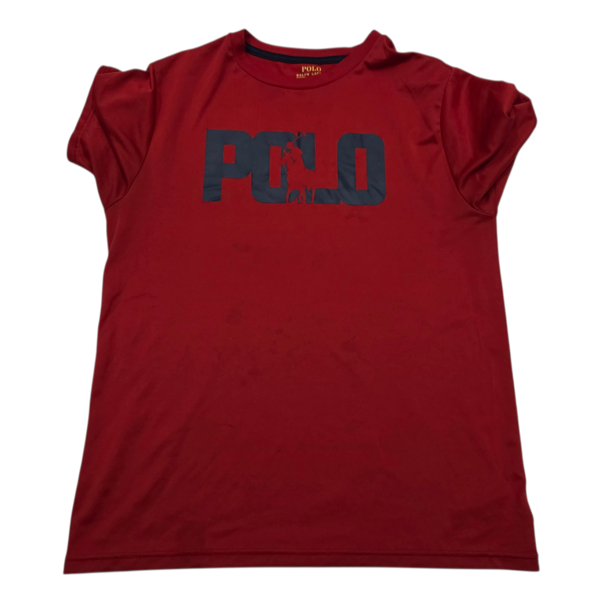 Playera Ralph Lauren Adolescente L 15-16 Rojo