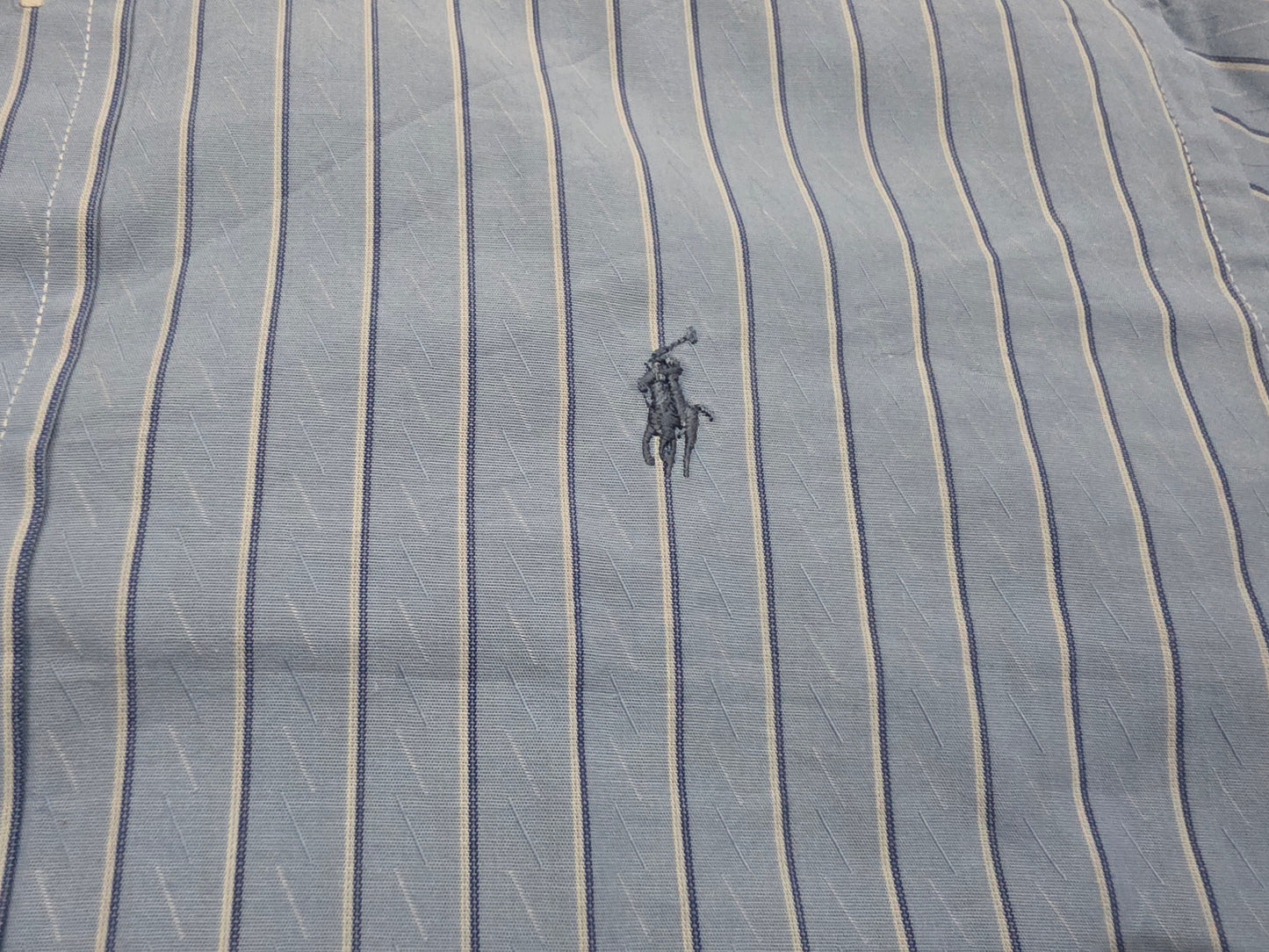 Camisa Ralph Lauren Adolescente 18-20 Azul Lineas