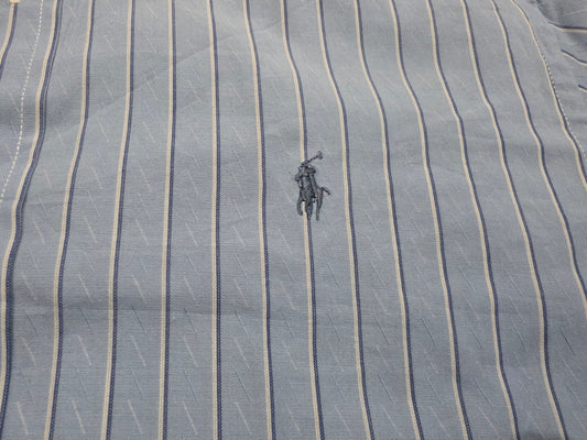 Camisa Ralph Lauren Adolescente 18-20 Azul Lineas