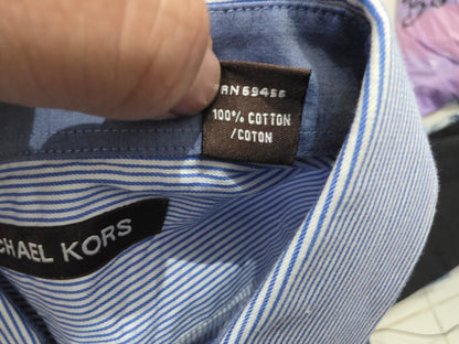 Camisa Michael Kors Adolescente 20 Años Azul Claro
