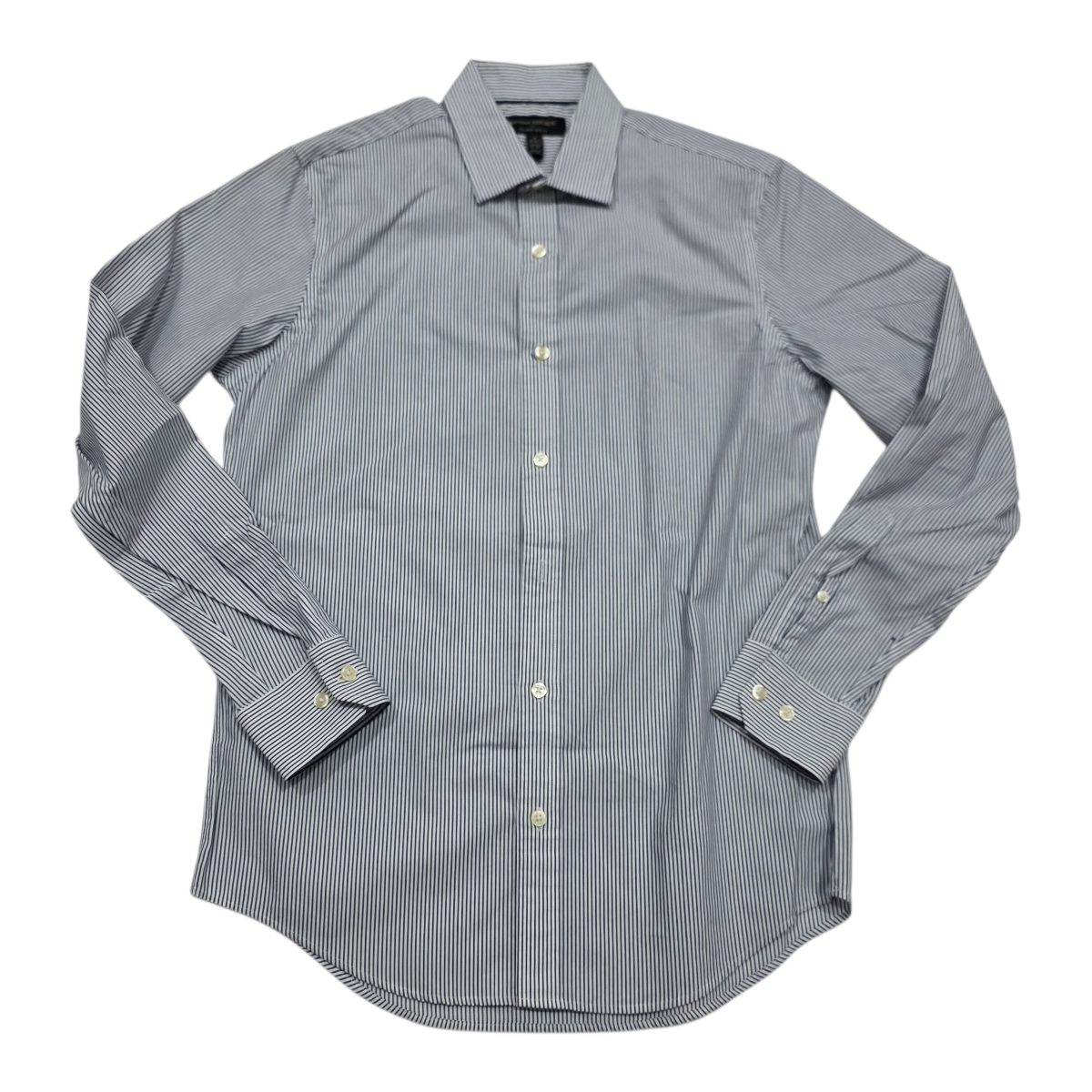 Camisa Banana Republic Chico S 14 1/2 32-33 Blanca Lineas
