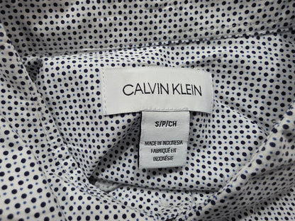 Camisa Calvin Klein Chico S Blanca Puntos