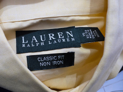 Camisa Ralph Lauren Mediana M Amarillo 15 32-33