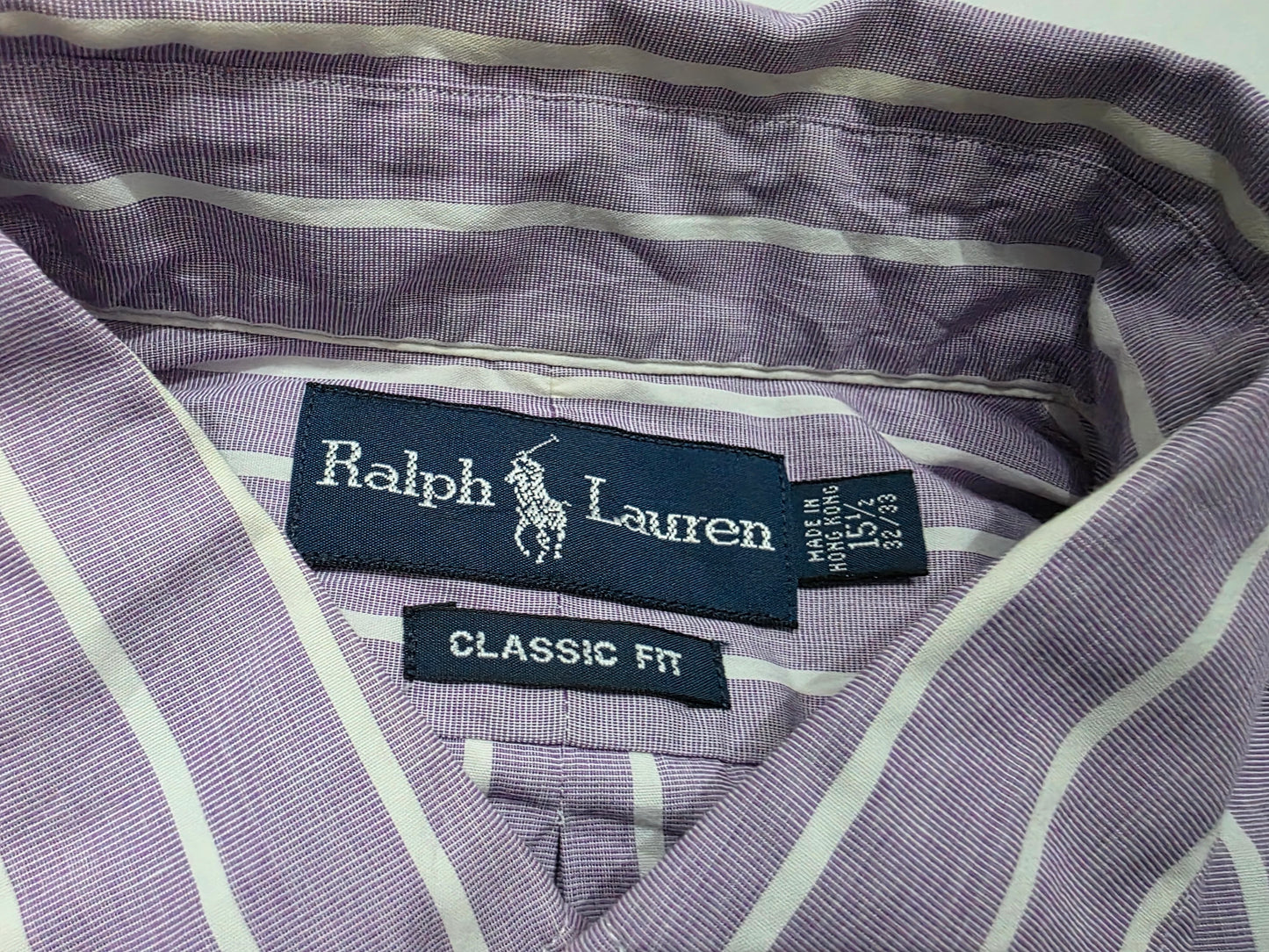 Camisa Ralph Lauren Mediana 15 1/2 Classic Fit Lila