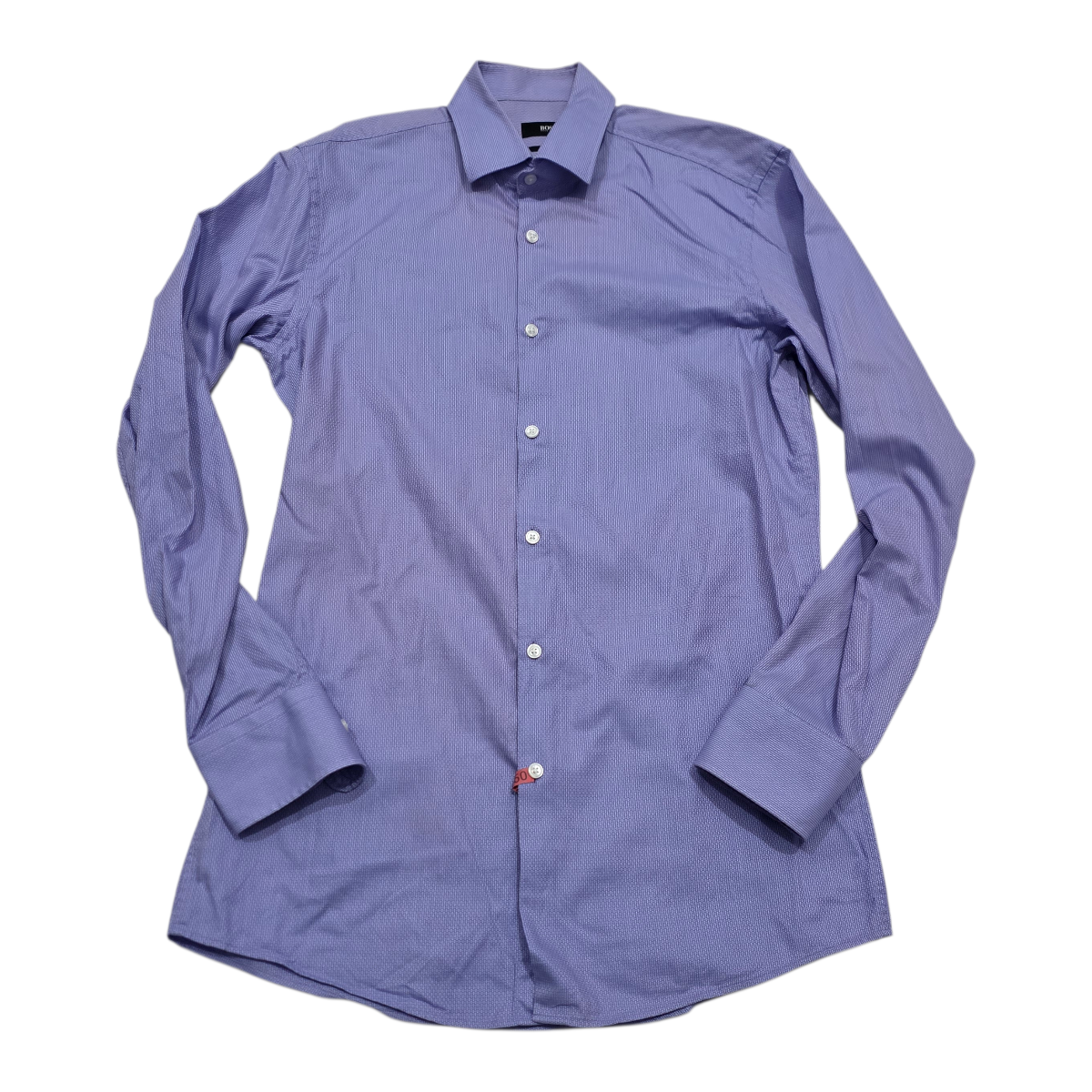 Camisa Boss Mediana 15 1/2 32-33 Lila Sharp Fit