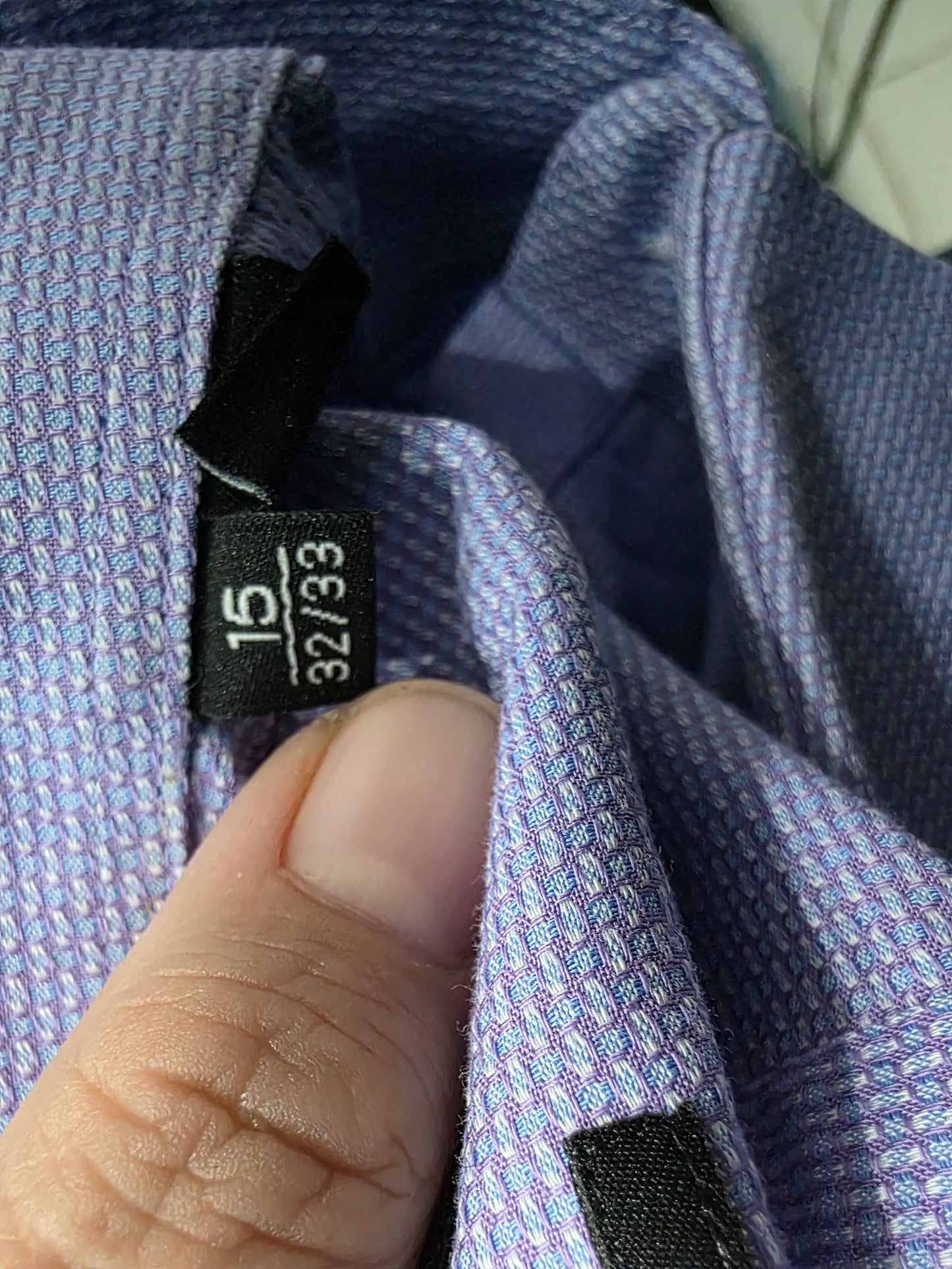 Camisa Boss Mediana 15 1/2 32-33 Lila Sharp Fit