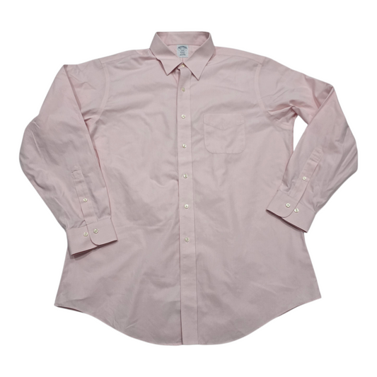 Camisa Brooks Brothers Grande 16 1/2 4-5 Regent Rosa