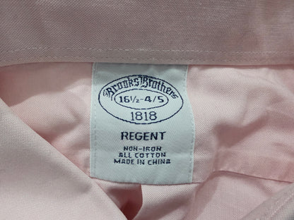 Camisa Brooks Brothers Grande 16 1/2 4-5 Regent Rosa