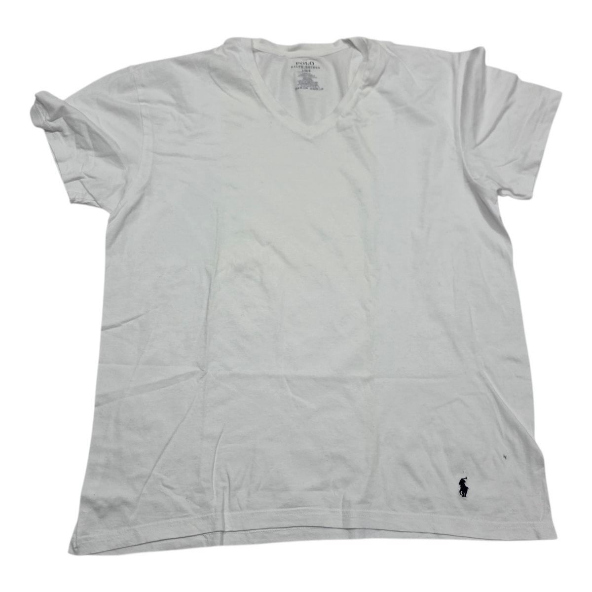 Playera Ralph Lauren Grande L Classic Fit Balnca