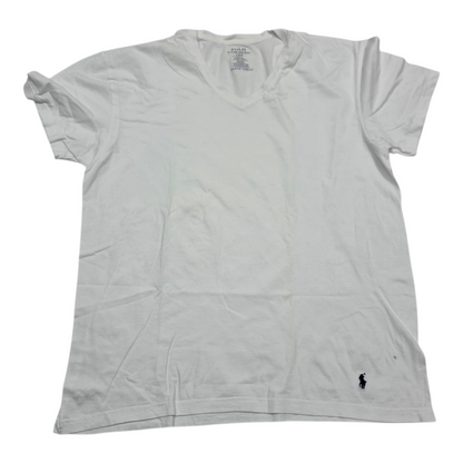 Playera Ralph Lauren Grande L Classic Fit Balnca