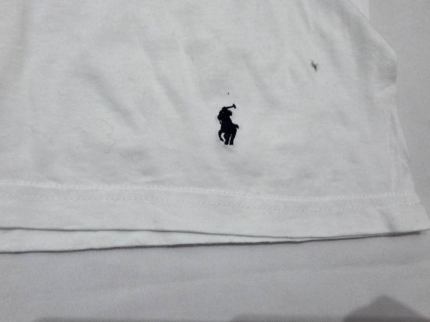 Playera Ralph Lauren Grande L Classic Fit Balnca
