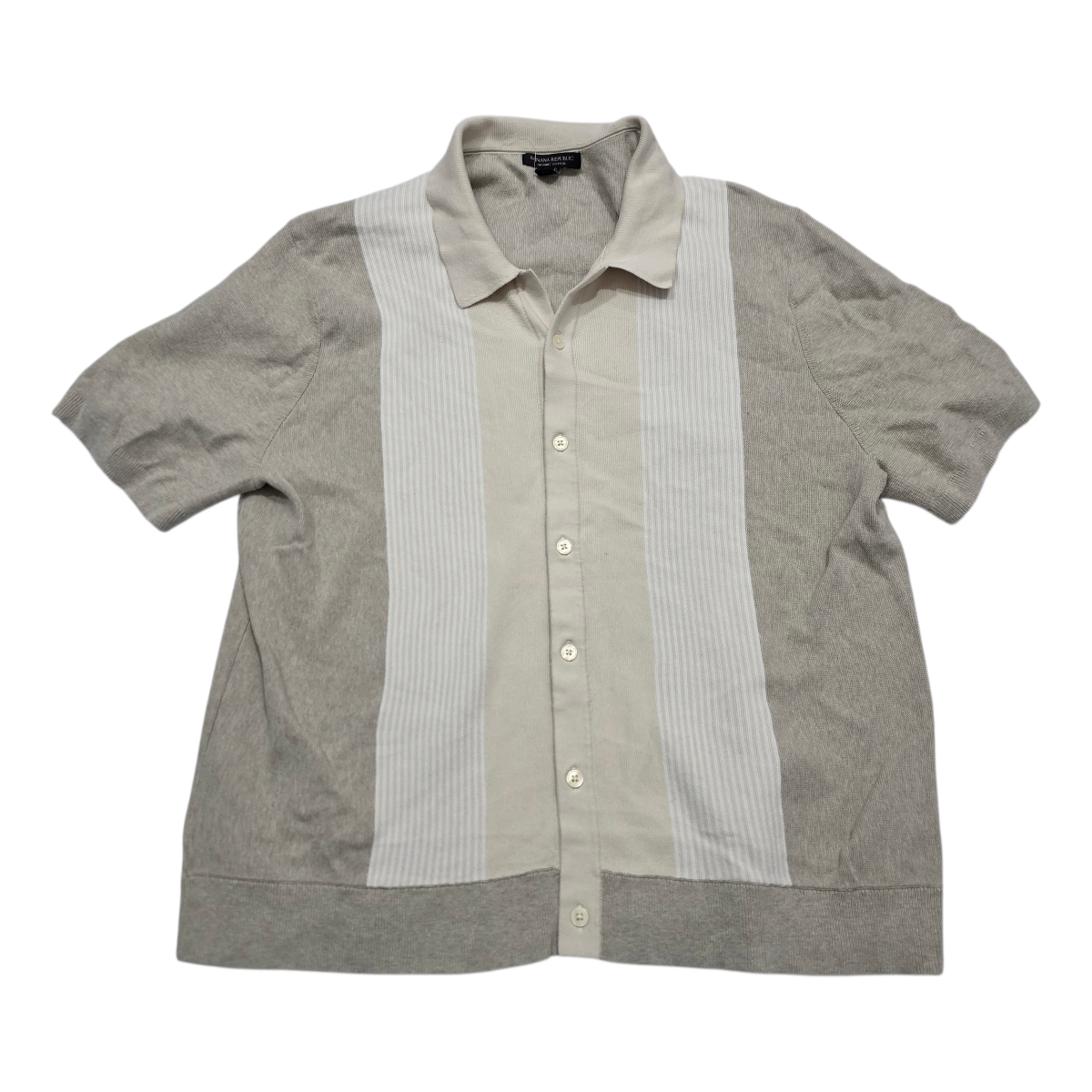 Camisa Manga Corta Banana Republic Xgrande Xl Cafe