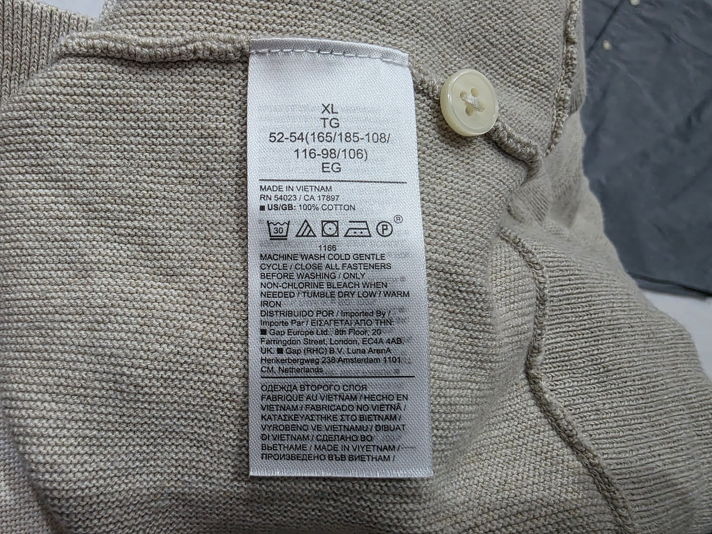 Camisa Manga Corta Banana Republic Xgrande Xl Cafe
