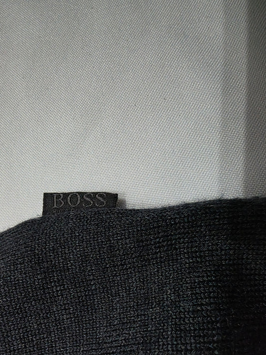 Sueter Boss Hugo Boss Xgrande Slimfit Gris
