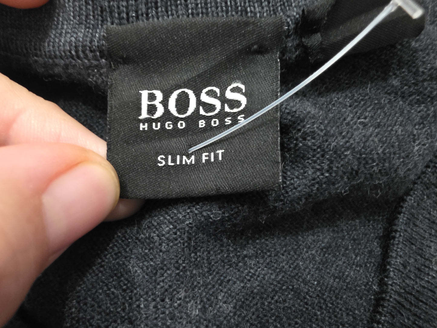 Sueter Boss Hugo Boss Xgrande Slimfit Gris
