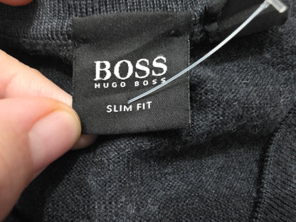 Sueter Boss Hugo Boss Xgrande Slimfit Gris