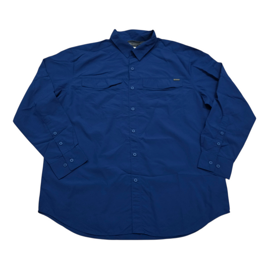 Camisa Columbia Omni Shade 1x Amplia Azul