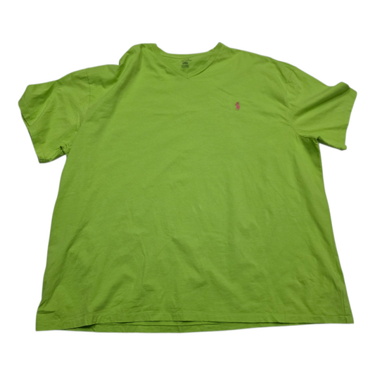 Playera Ralph Lauren 3xb Big Verde Pony Rosa