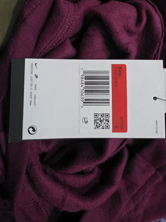 Sudadera Nike Grande L Uva Con Gorro