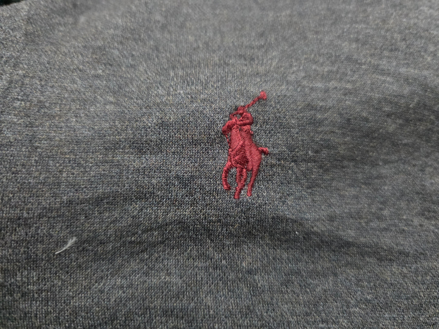 Playera Manga Larga Polo Ralph Lauren Grande L Gris